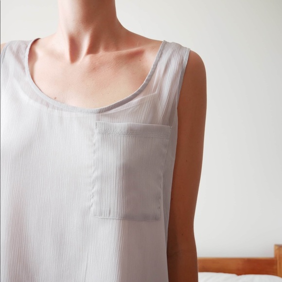 DKNY Jeans sheer tank top - Picture 2 of 3